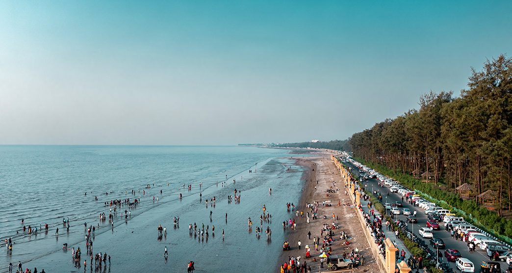 Daman fort beach