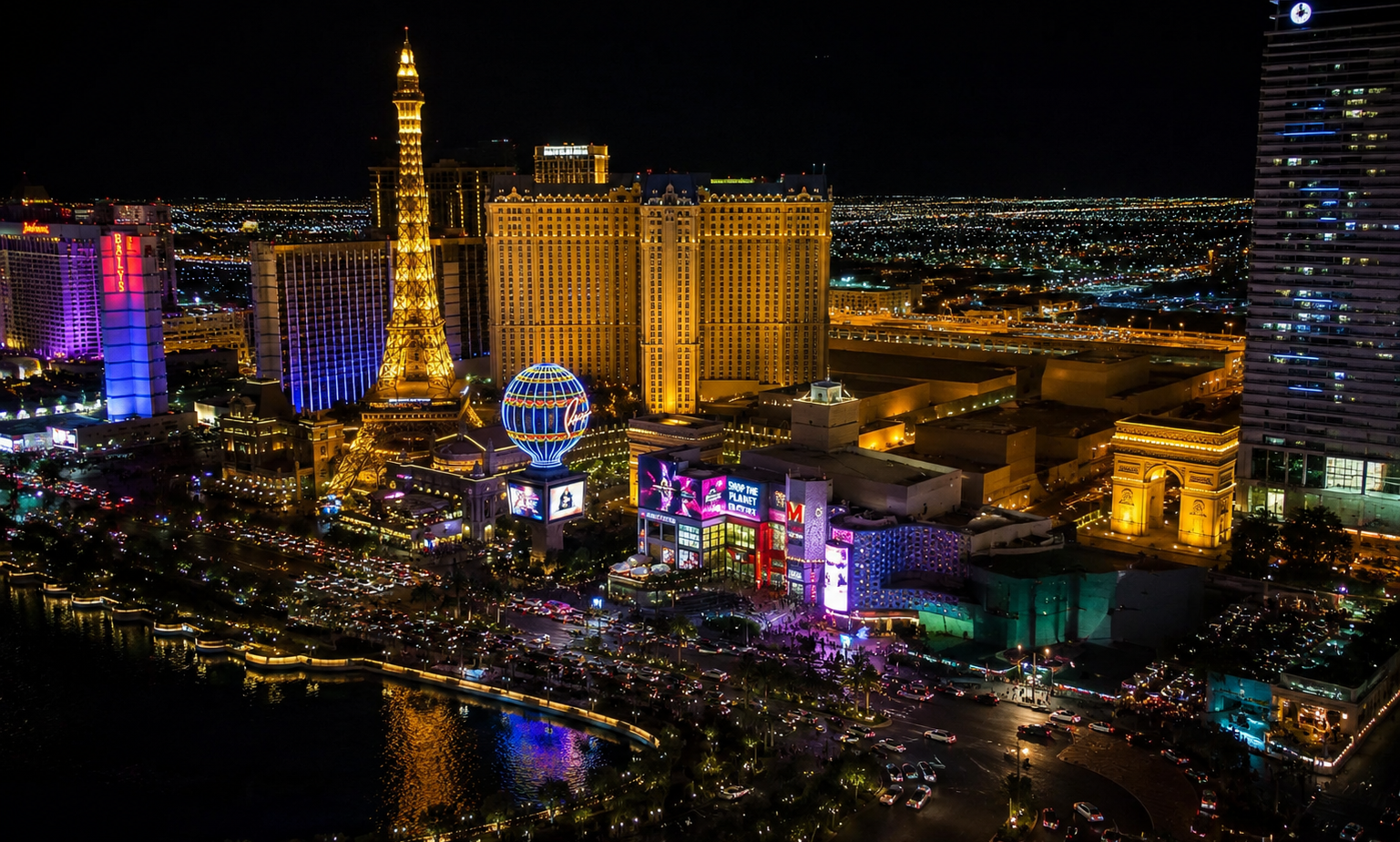 Las Vegas Strip at night
