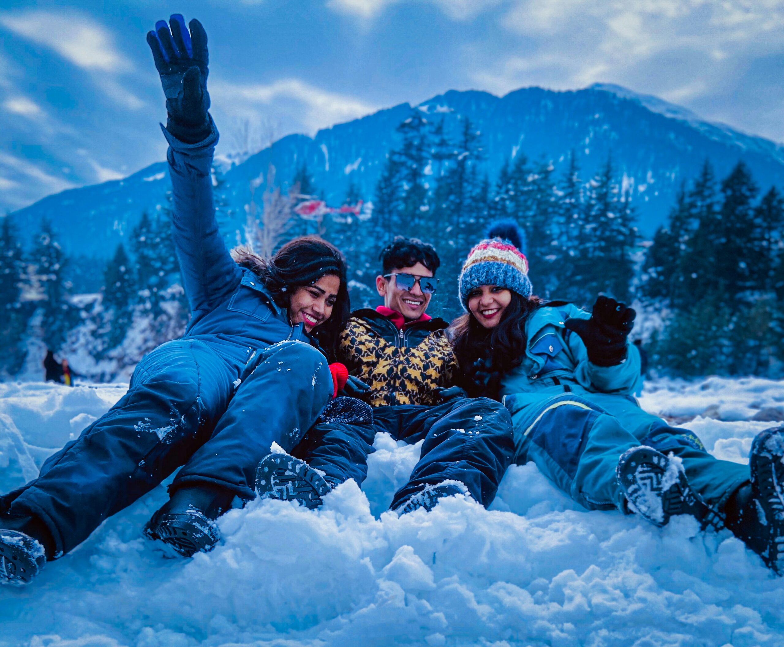 Manali snow mountains Rohtang