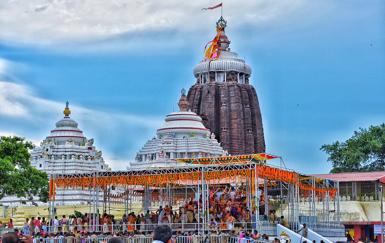 Puri Jagannath temple beach